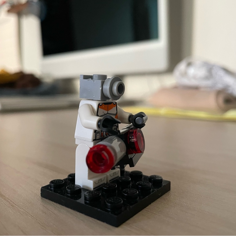 laser camera man